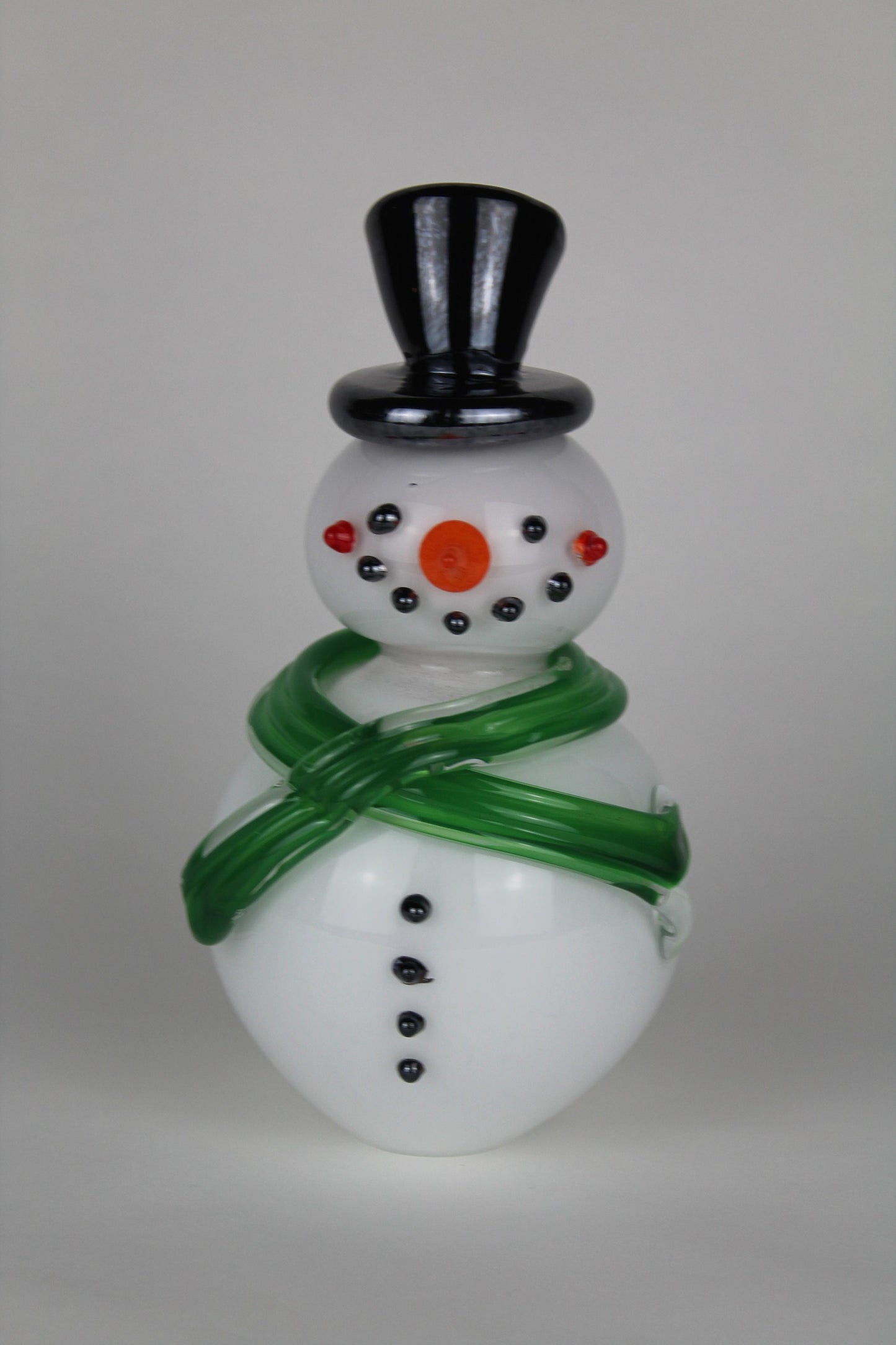 Handblown Glass Snowman