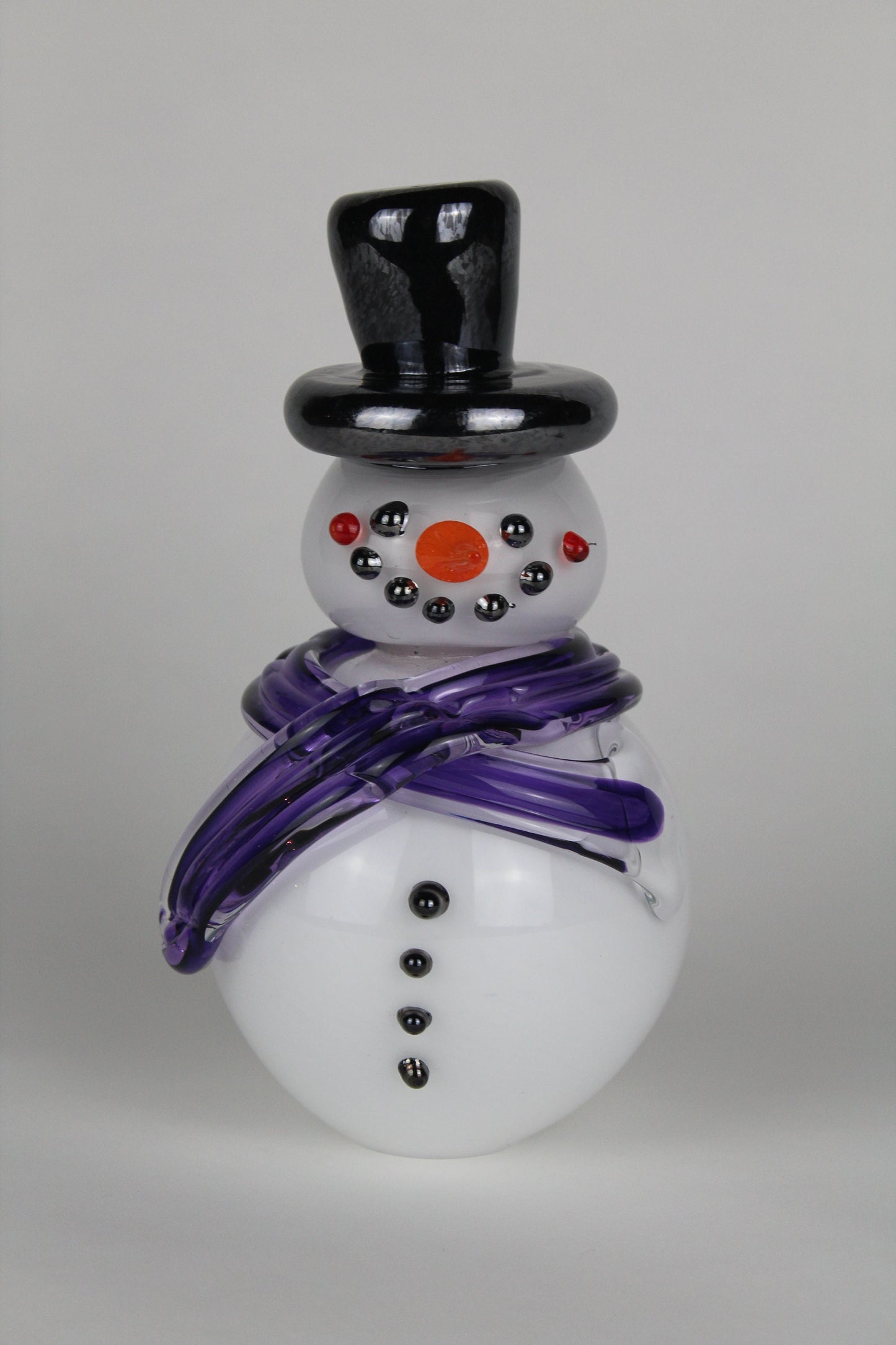 Handblown Glass Snowman