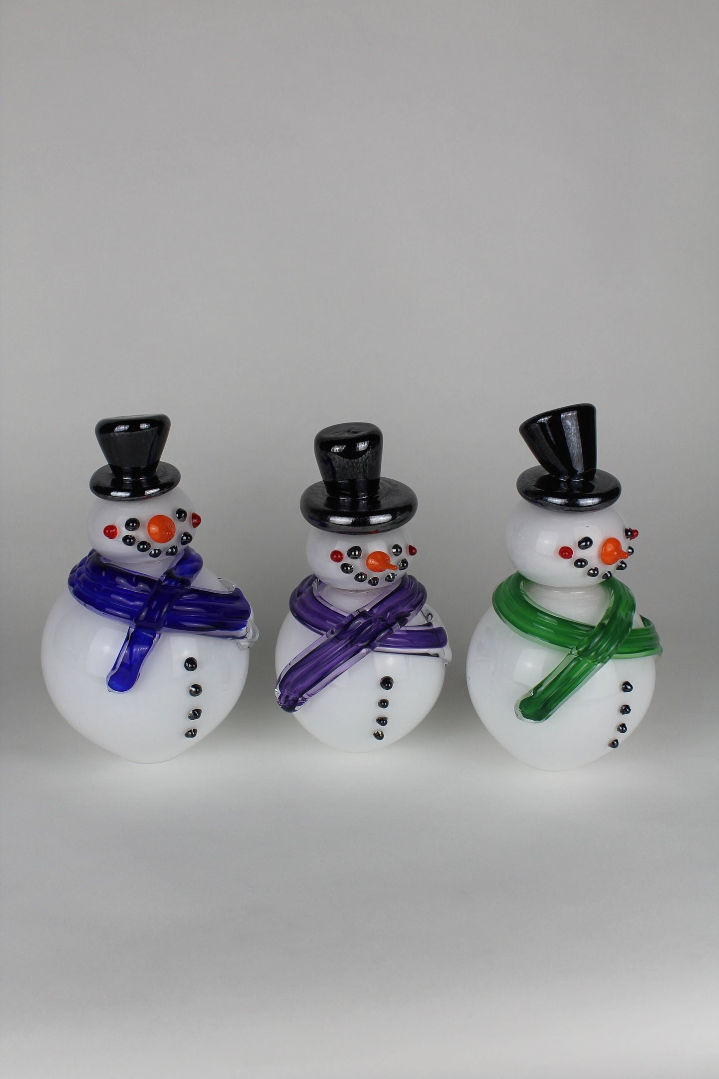 Handblown Glass Snowman