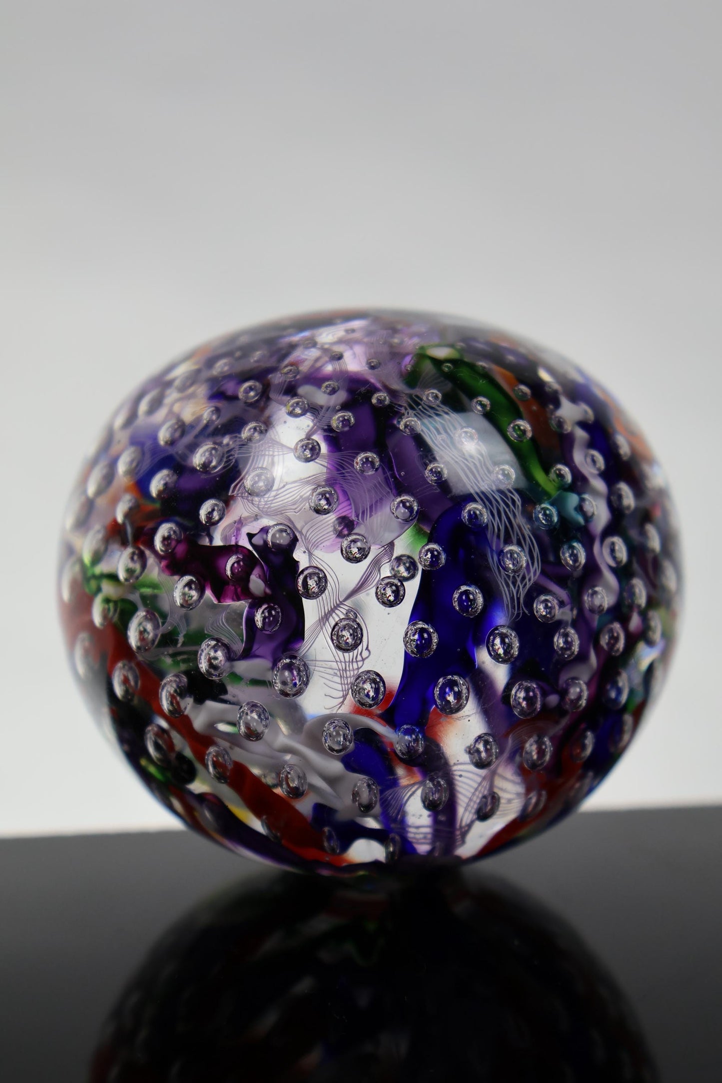 Handmade Glass "Confetti" Paperweight 10