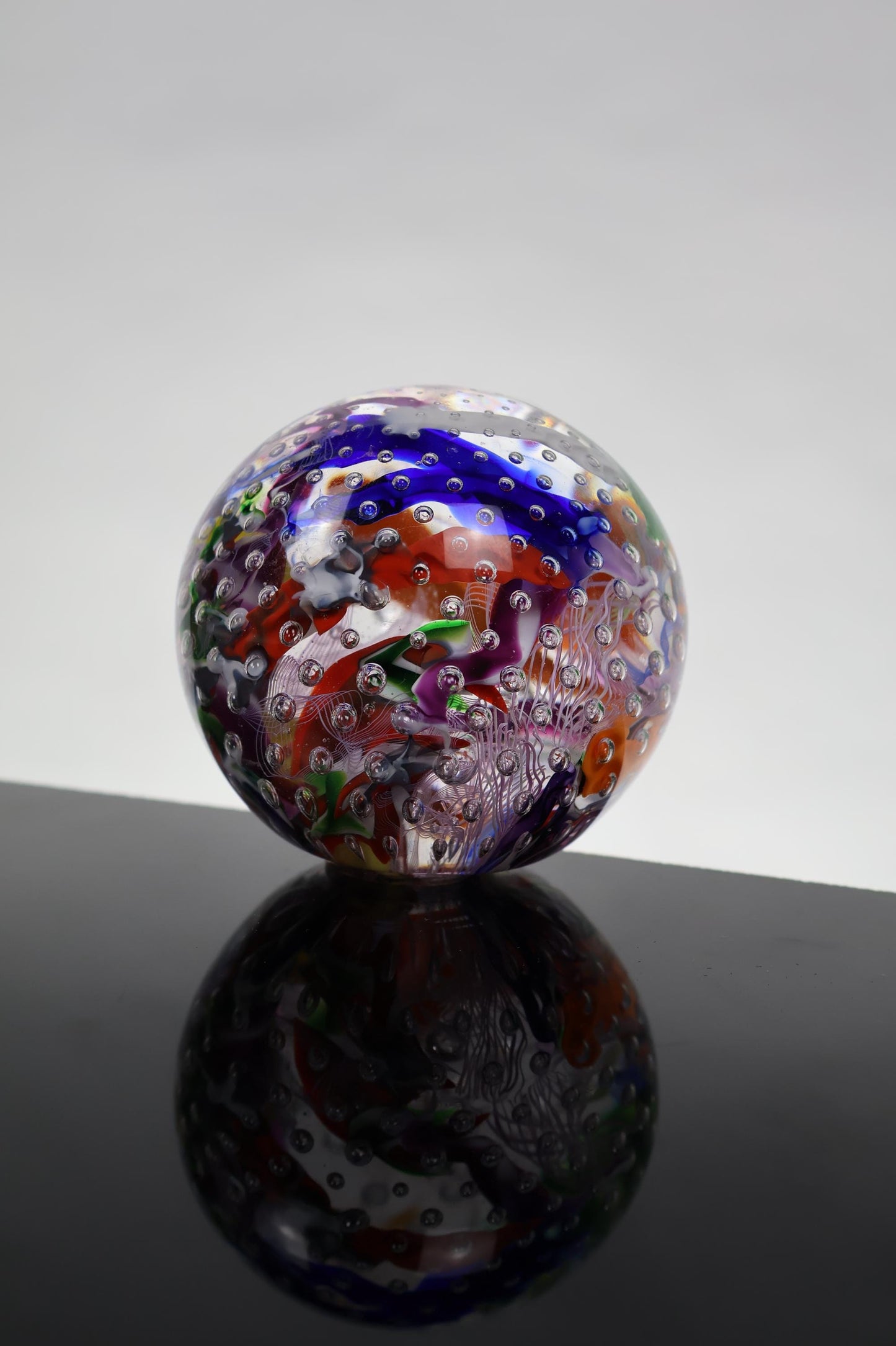 Handmade Glass "Confetti" Paperweight 11