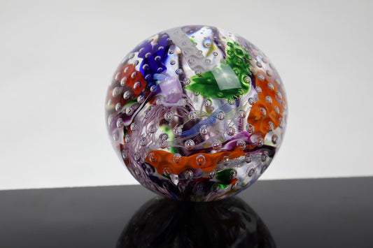 Handmade Glass "Confetti" Paperweight 11