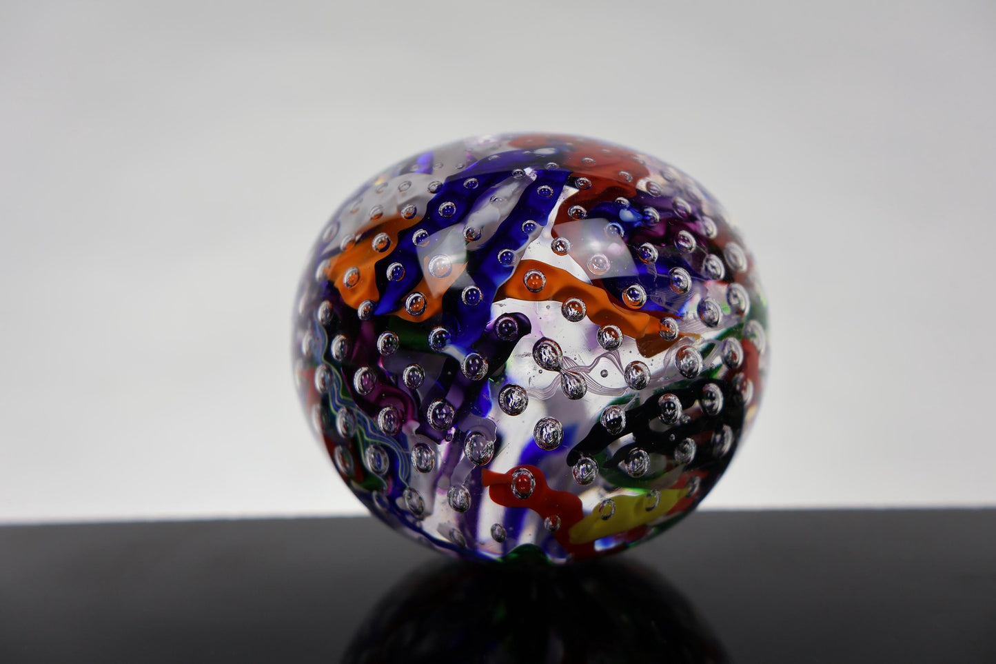 Handmade Glass "Confetti" Paperweight 10