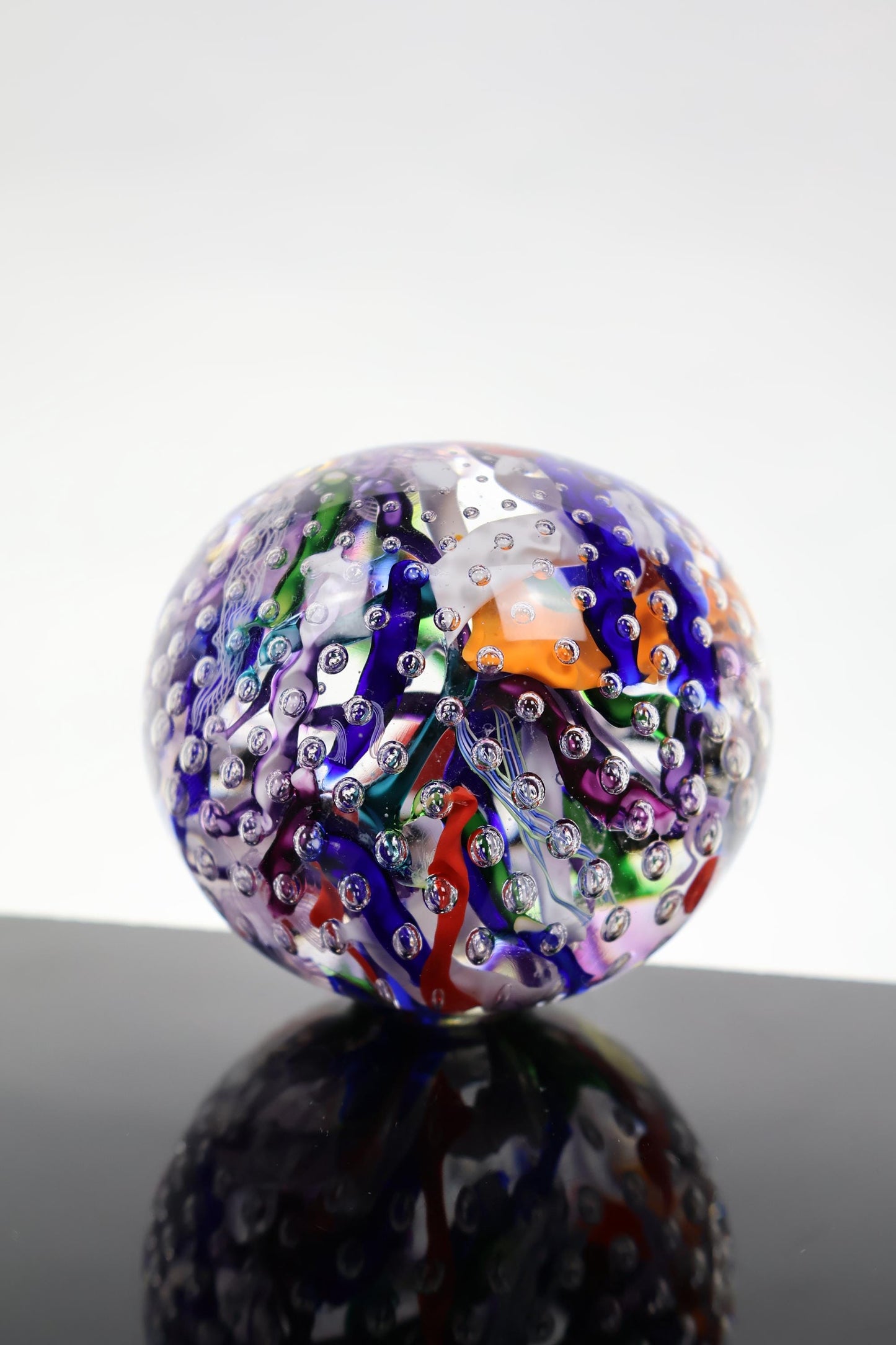 Handmade Glass "Confetti" Paperweight 10