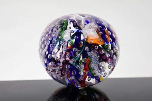 Handmade Glass "Confetti" Paperweight 10