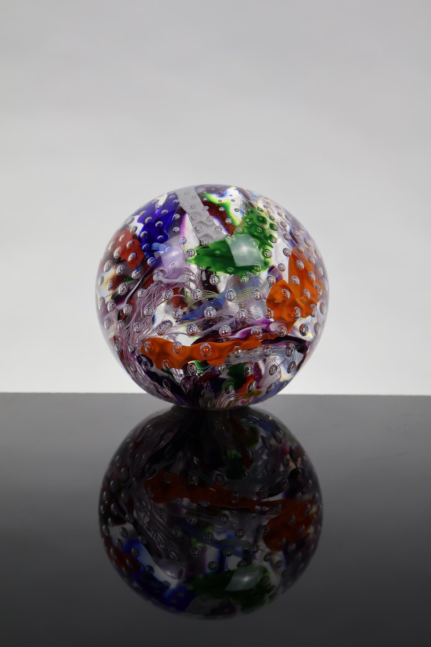 Handmade Glass "Confetti" Paperweight 11