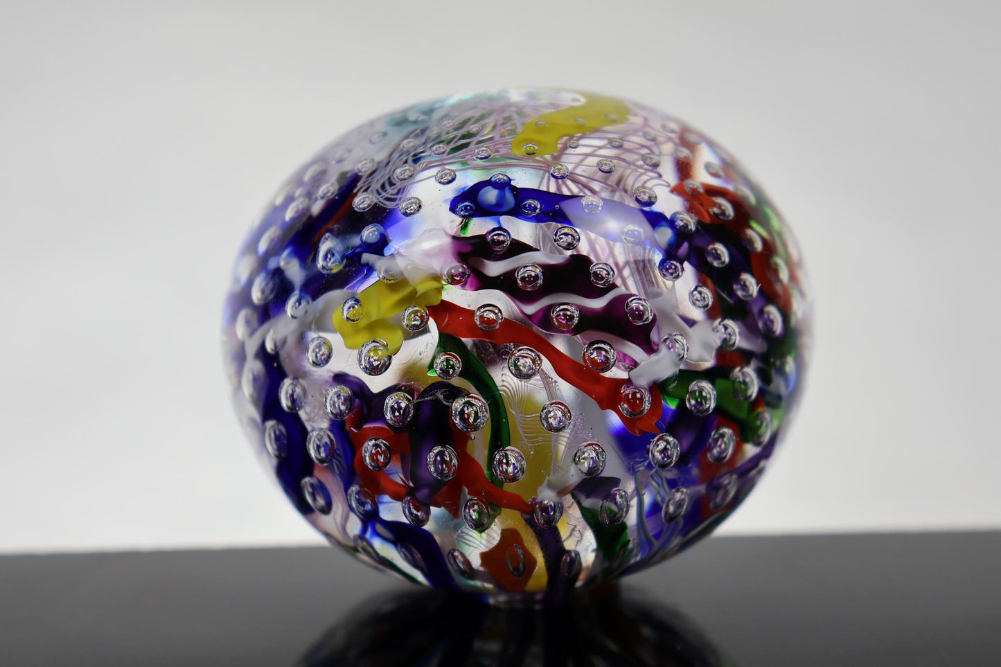 Handmade Glass "Confetti" Paperweight 12