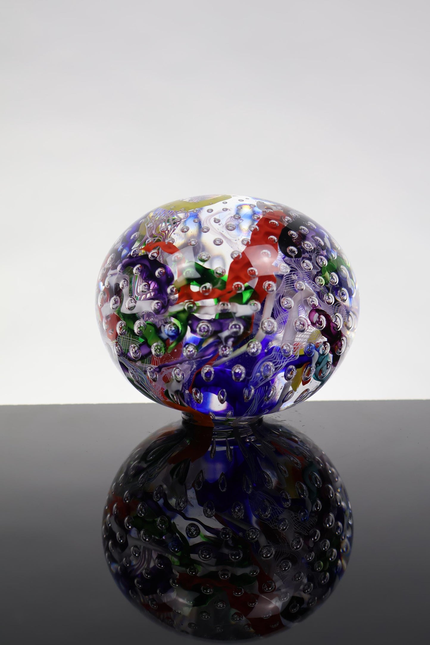 Handmade Glass "Confetti" Paperweight 12